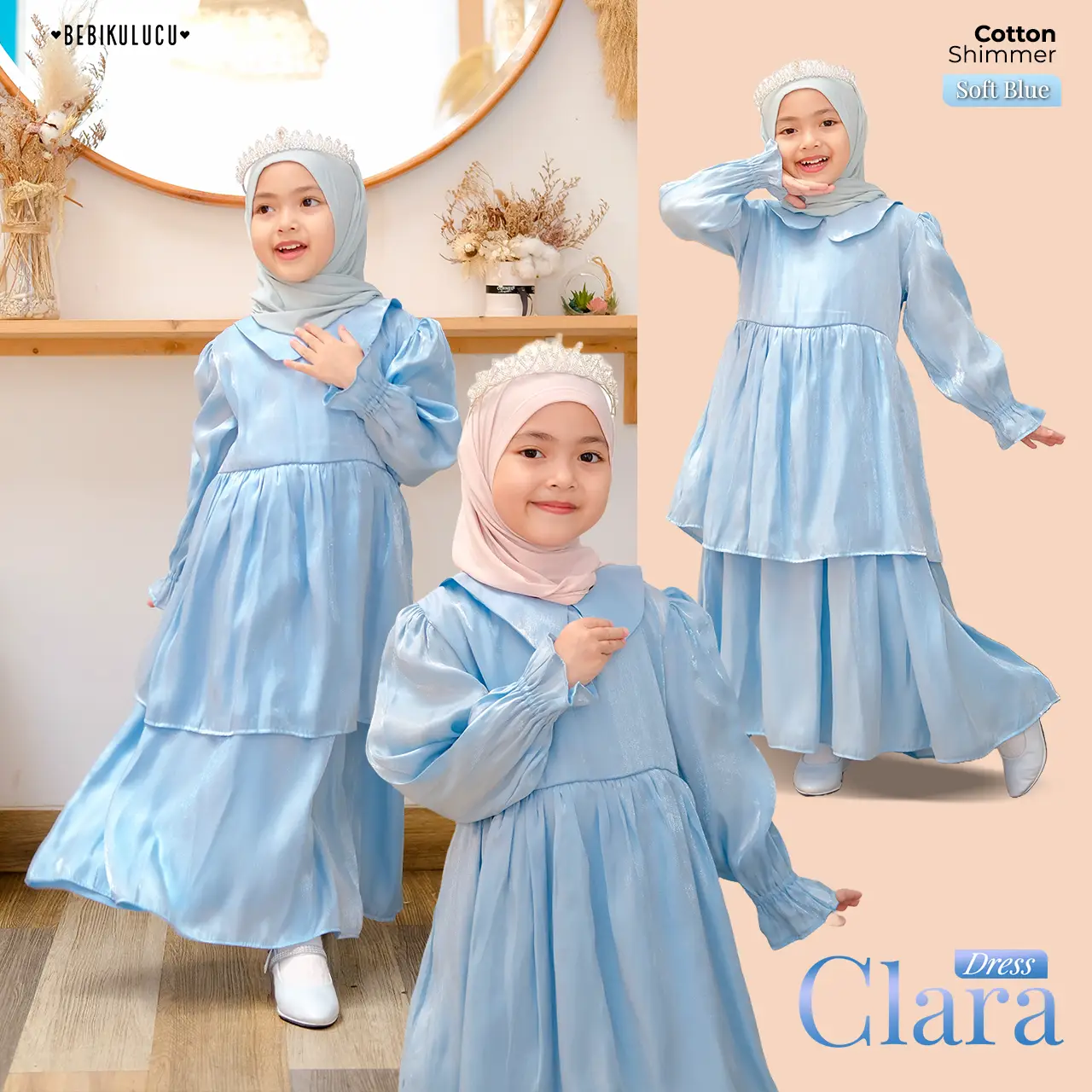 Clara Dress Softblue_(CottonShimmer)