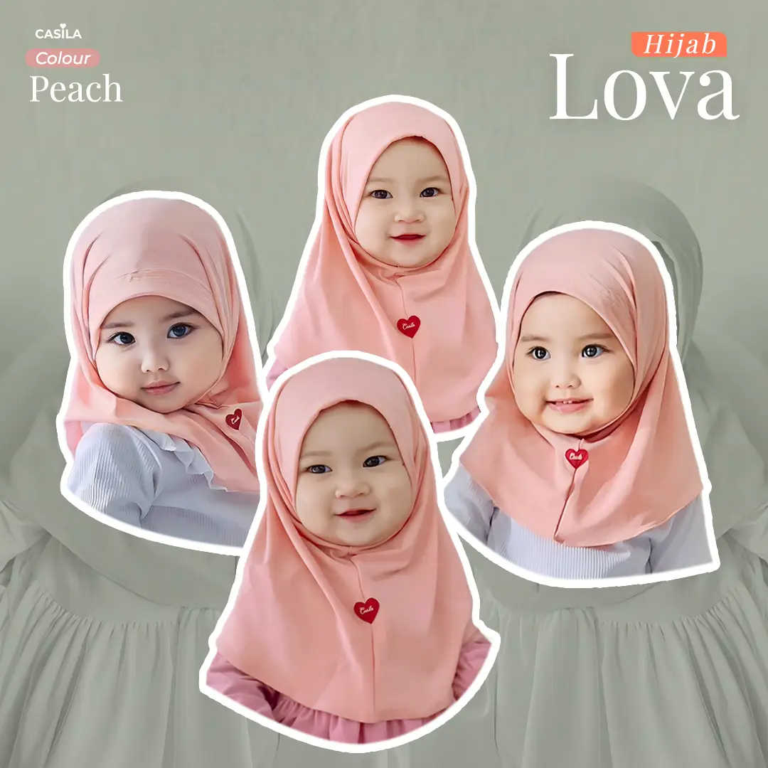Hijab Lova Peach