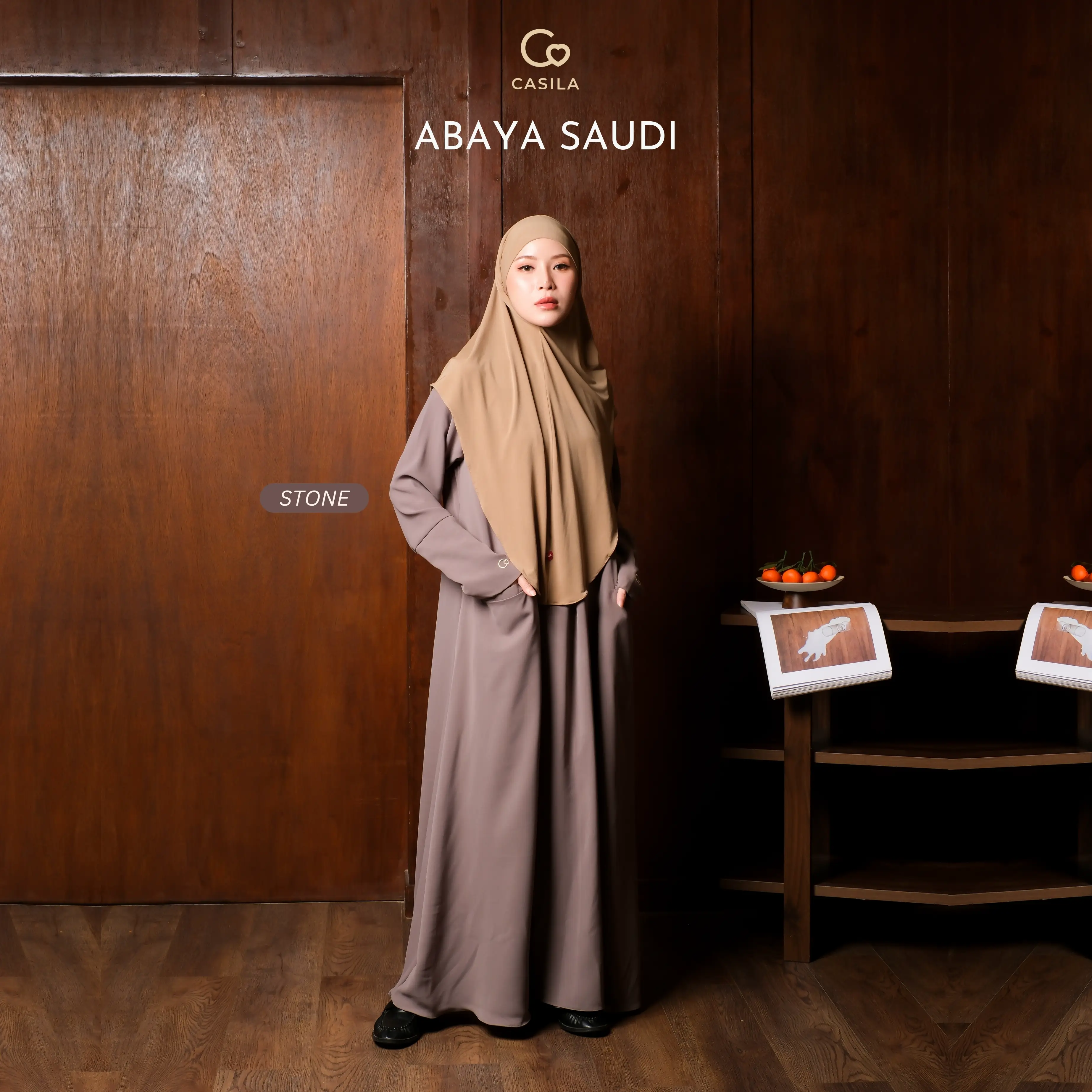 Abaya Saudi Stone