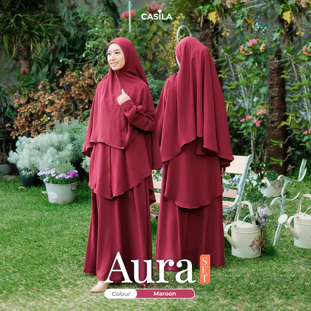 Aura Oneset Maroon