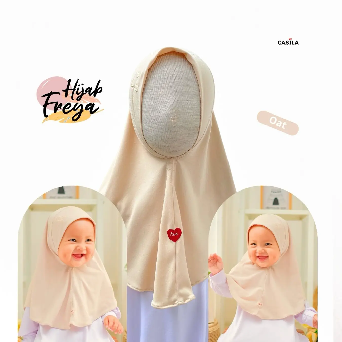 Hijab Freya Oat