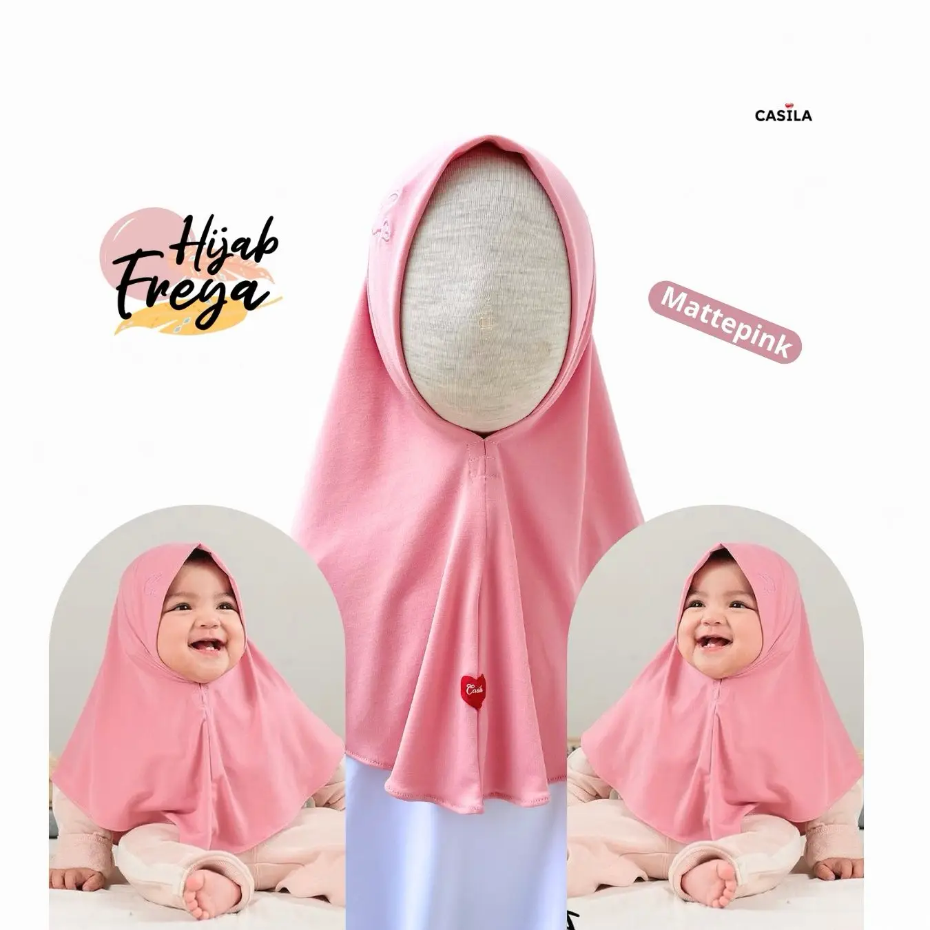 Hijab Freya Mattpink