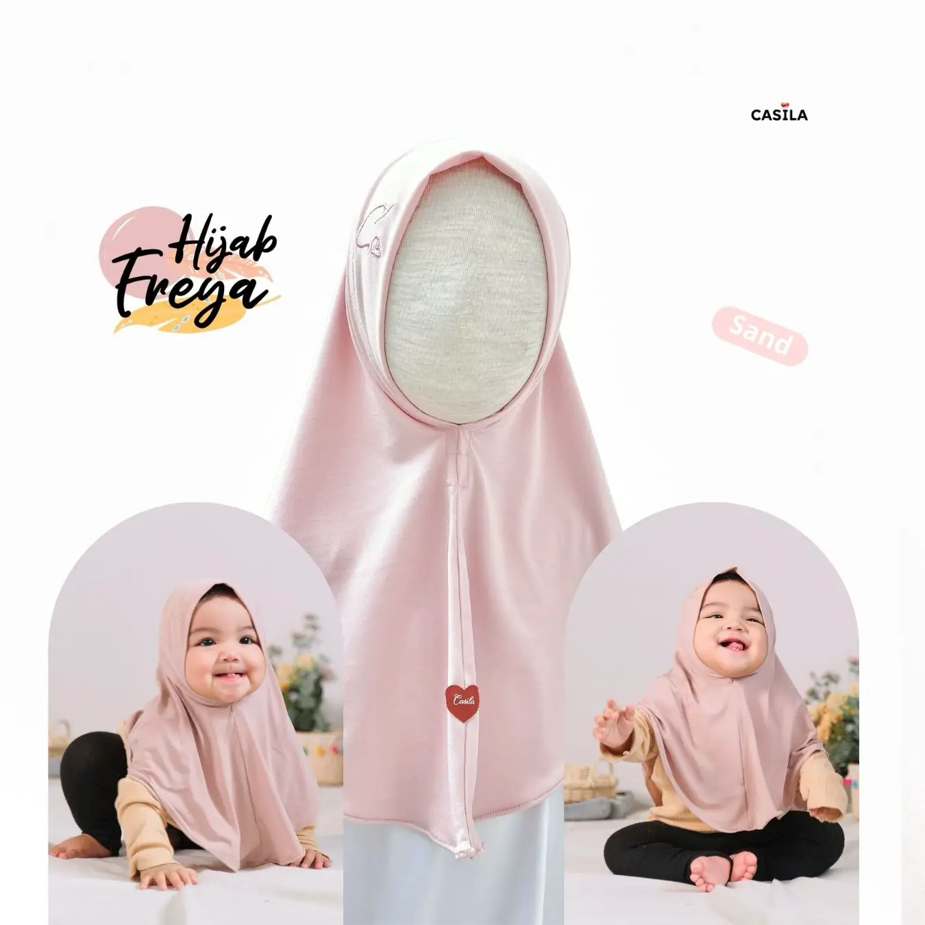 Hijab Freya Sand