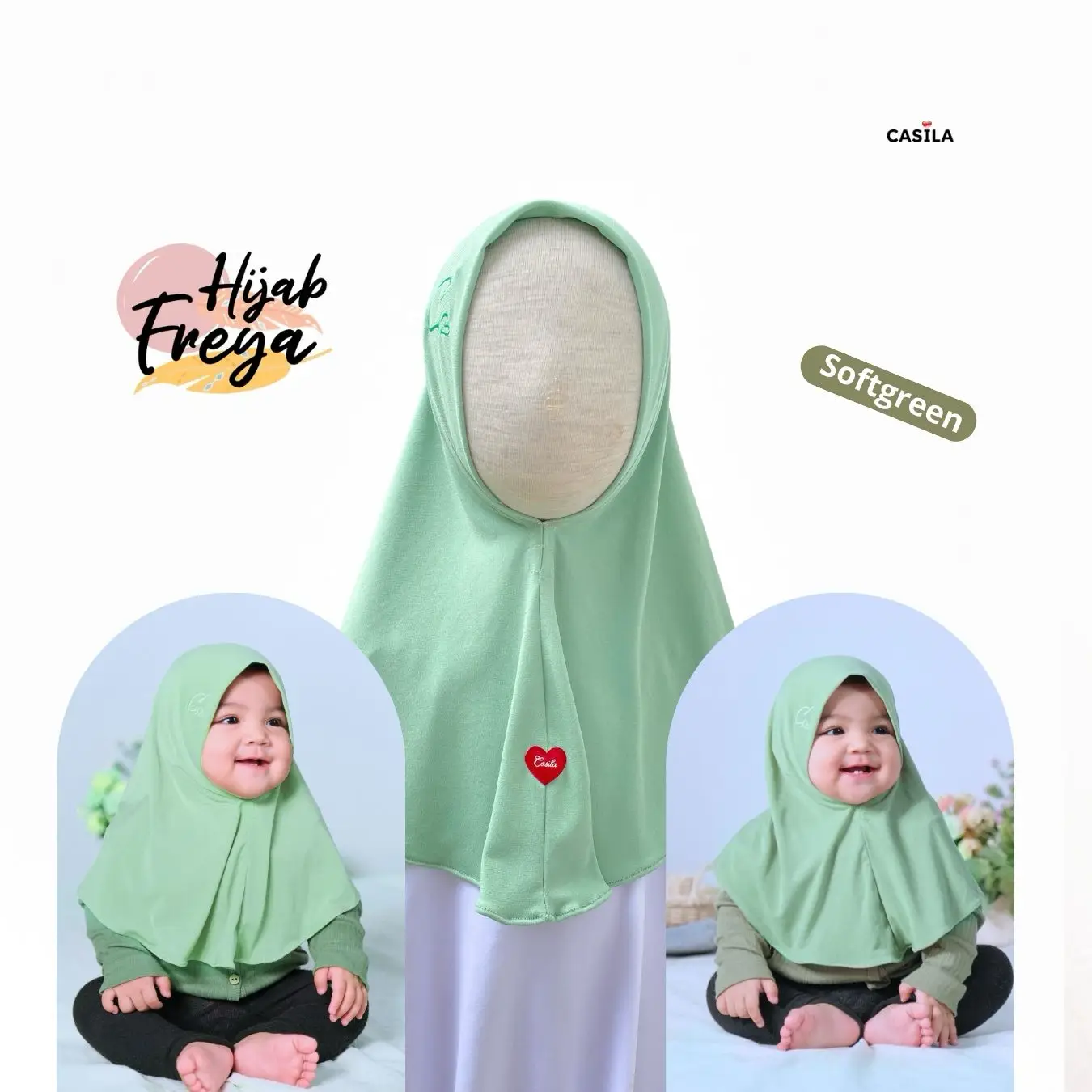 Hijab Freya SoftGreen