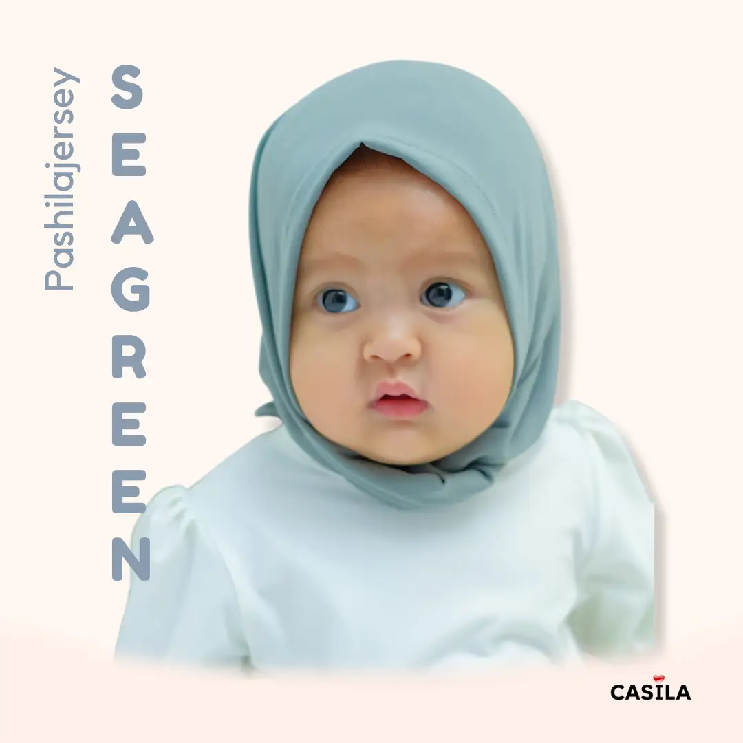 Hijab Pashila Jersey Seagreen