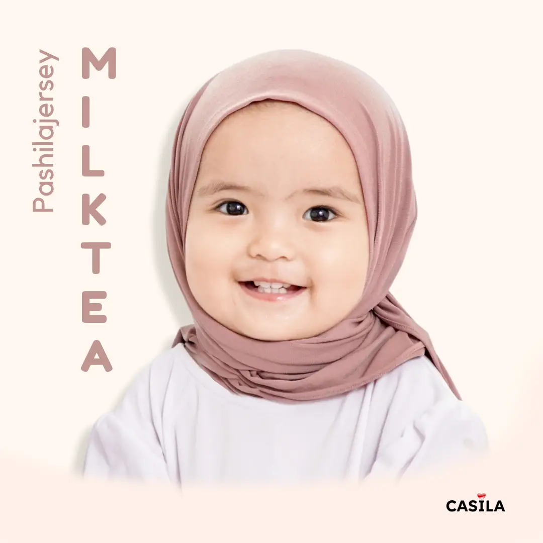 Hijab Pashila Jersey Milktea