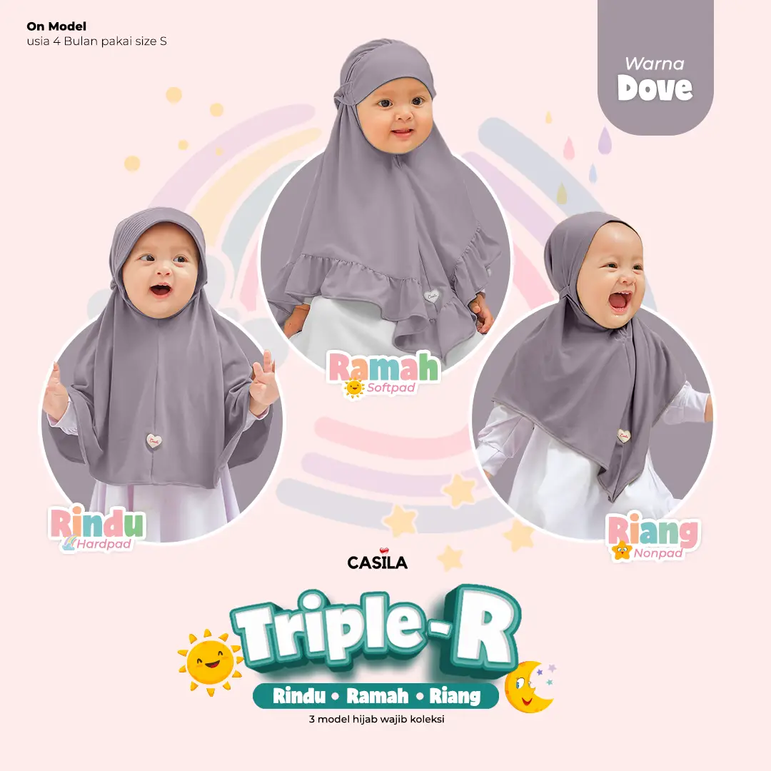 Hijab Riang Dove