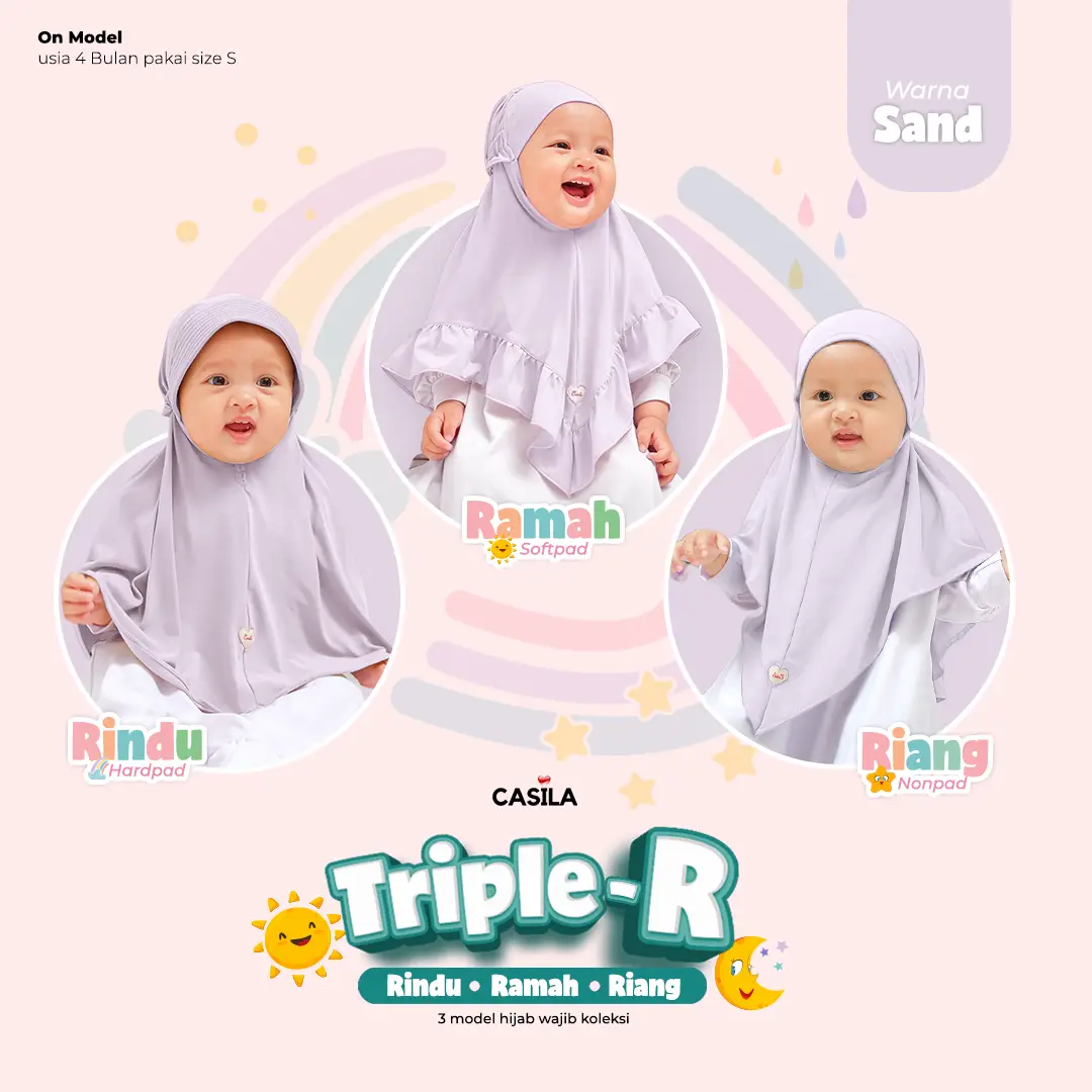 Hijab Riang Sand