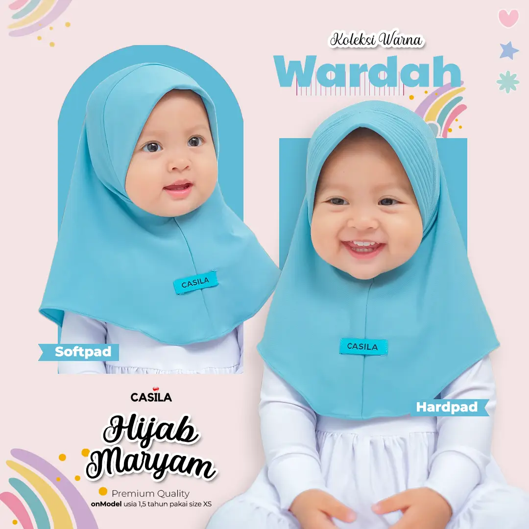 Hijab Maryam Reborn wardah(Hardpad)